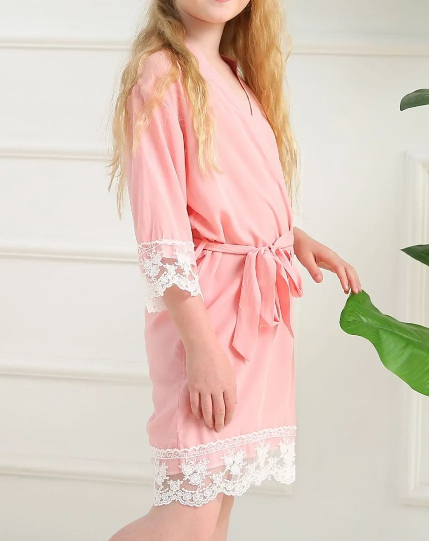 Peignoir mariage ou cérémonie pour enfant - Personnalisable