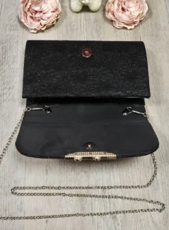 Pochette de soirée dentelle et paillette