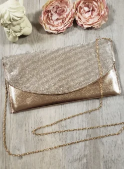 Pochette de soirée femme avec strass