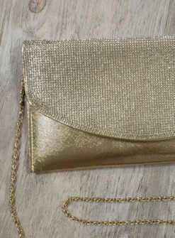 Pochette de soirée femme avec strass