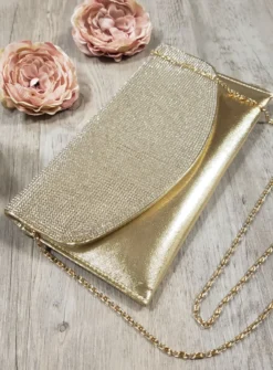Pochette de soirée femme avec strass