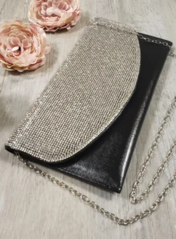 Pochette de soirée femme avec strass