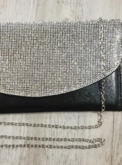 Pochette de soirée femme avec strass