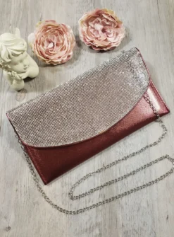 Pochette de soirée femme avec strass