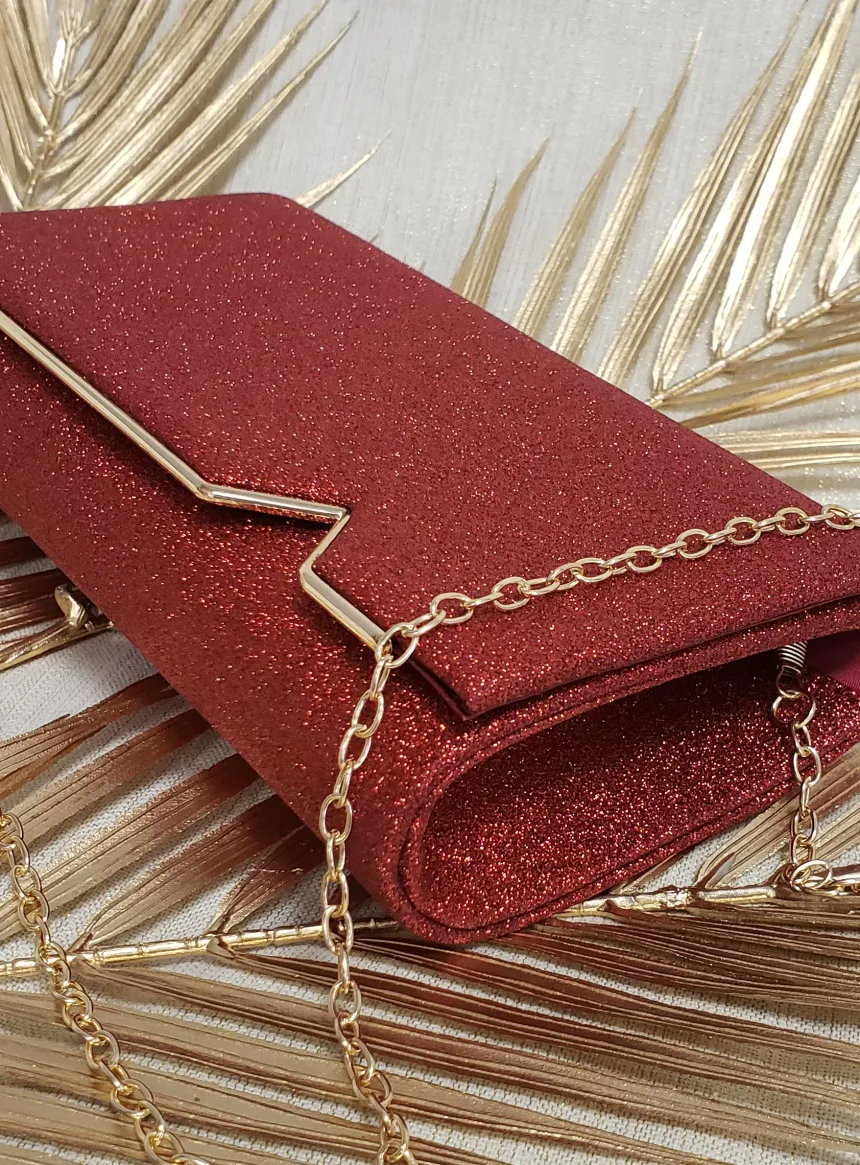 Pochette de soirée femme paillettes