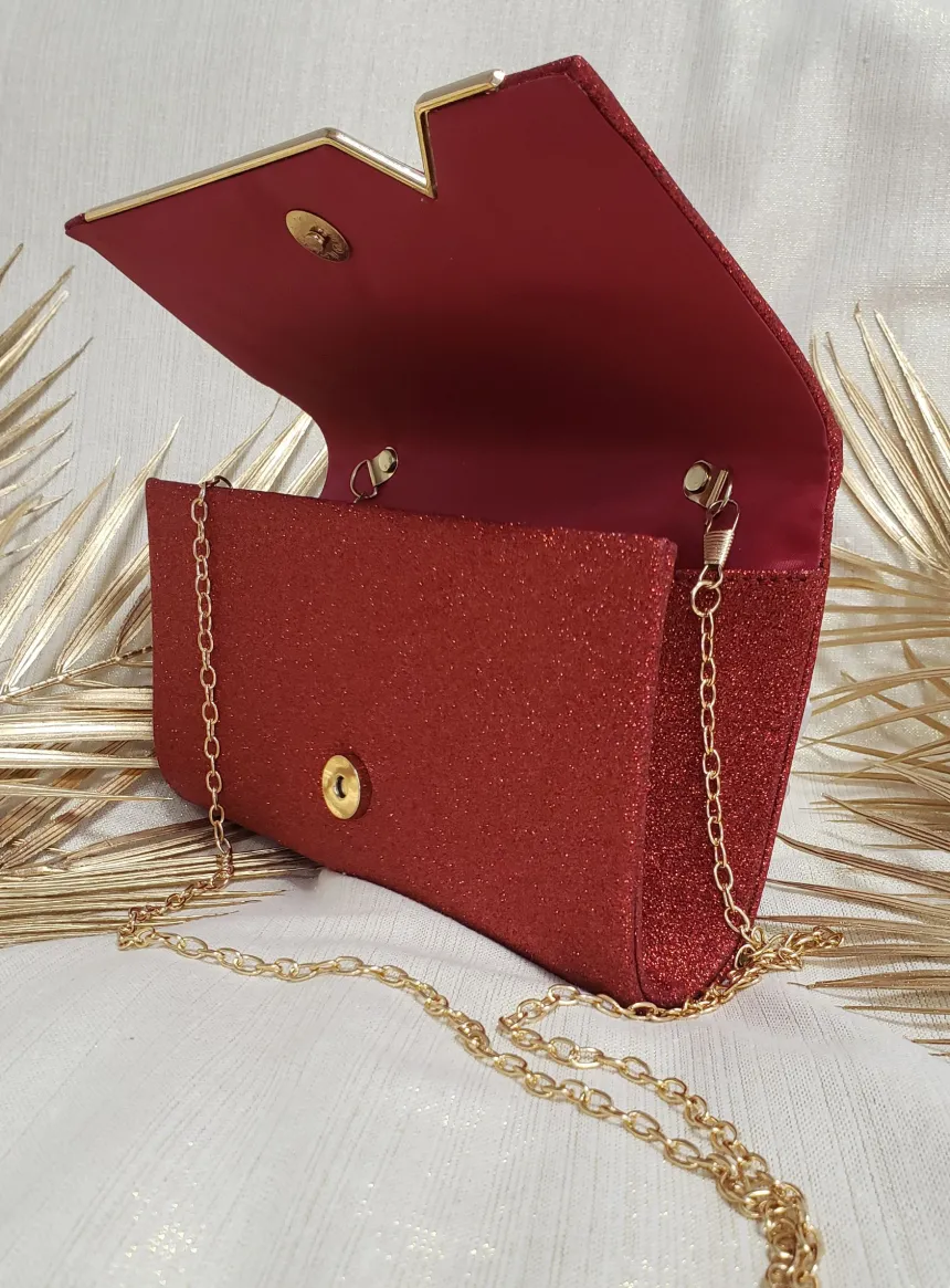 Pochette de soirée femme paillettes