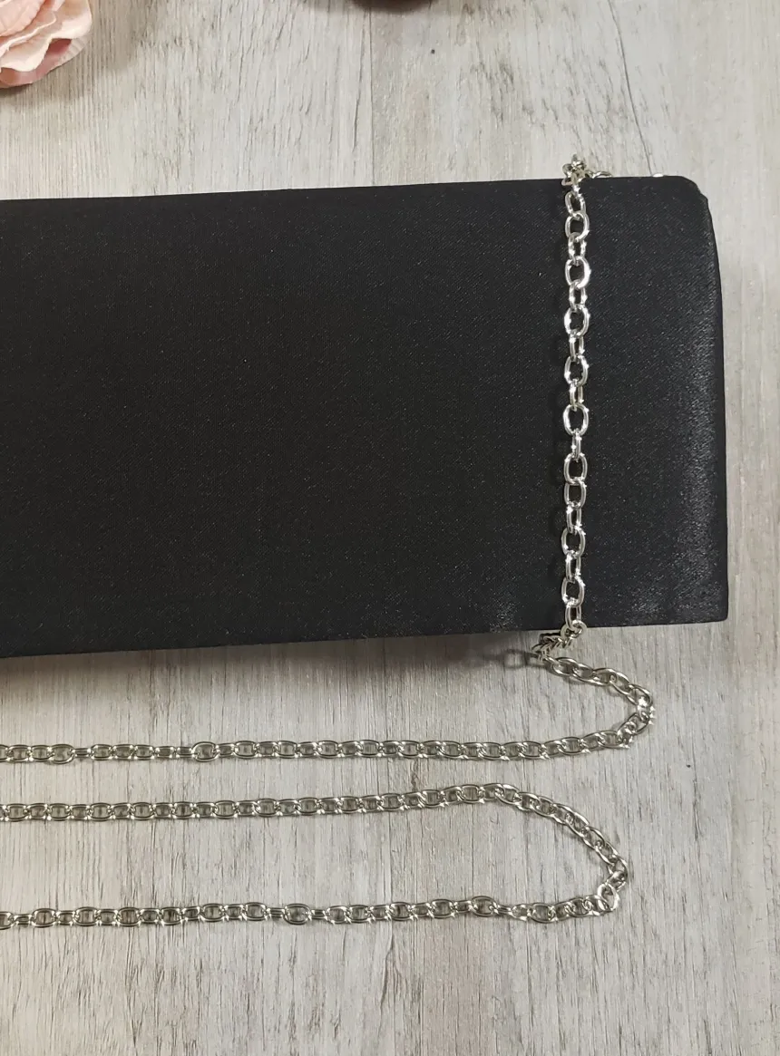 Pochette de soirée femme satin