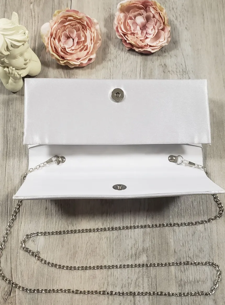 Pochette de soirée femme satin