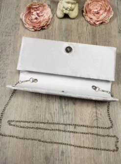 Pochette de soirée femme satin