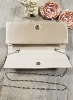 Pochette de soirée femme satin