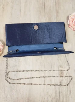 Pochette de soirée femme satin