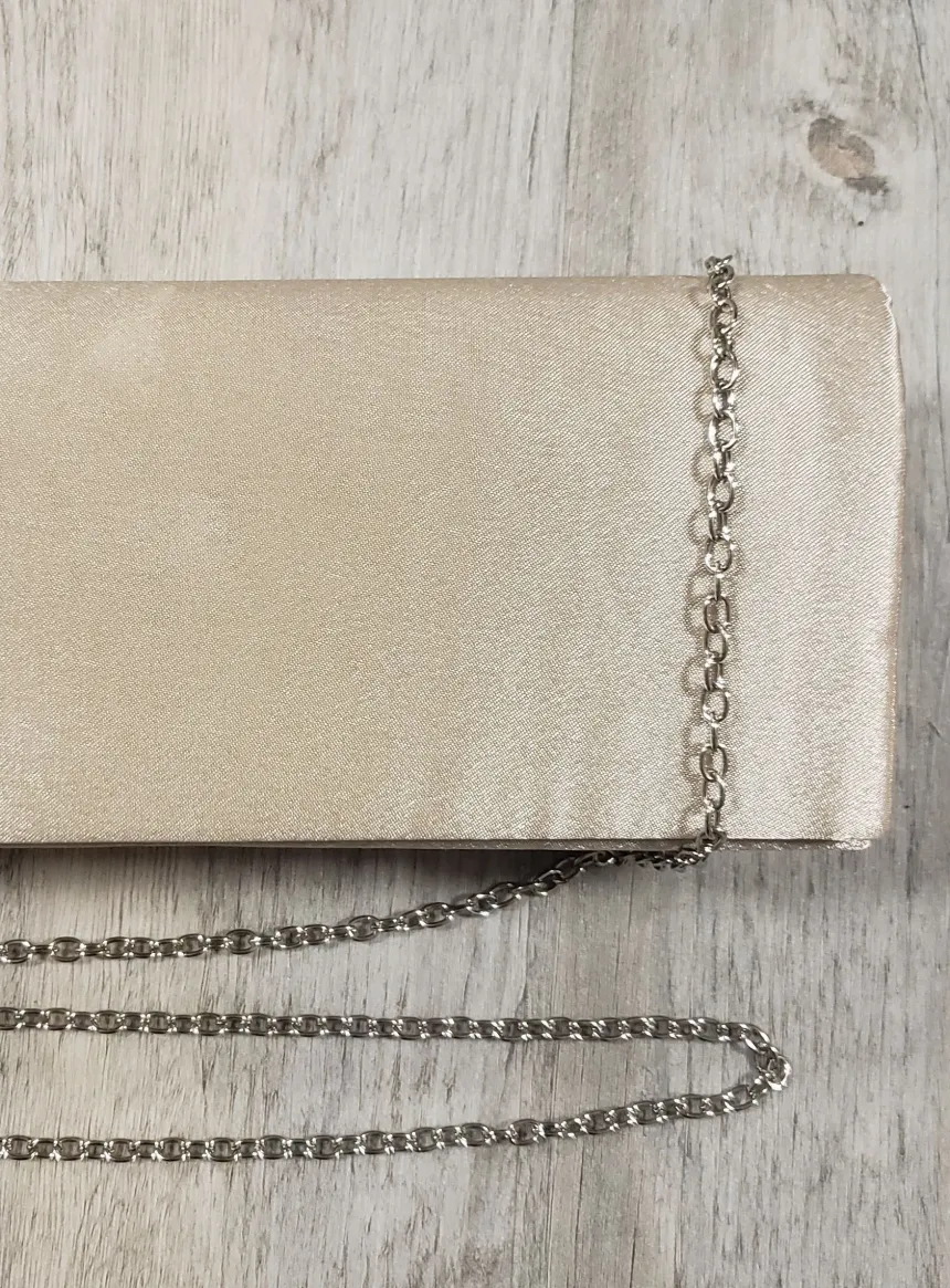 Pochette de soirée femme satin