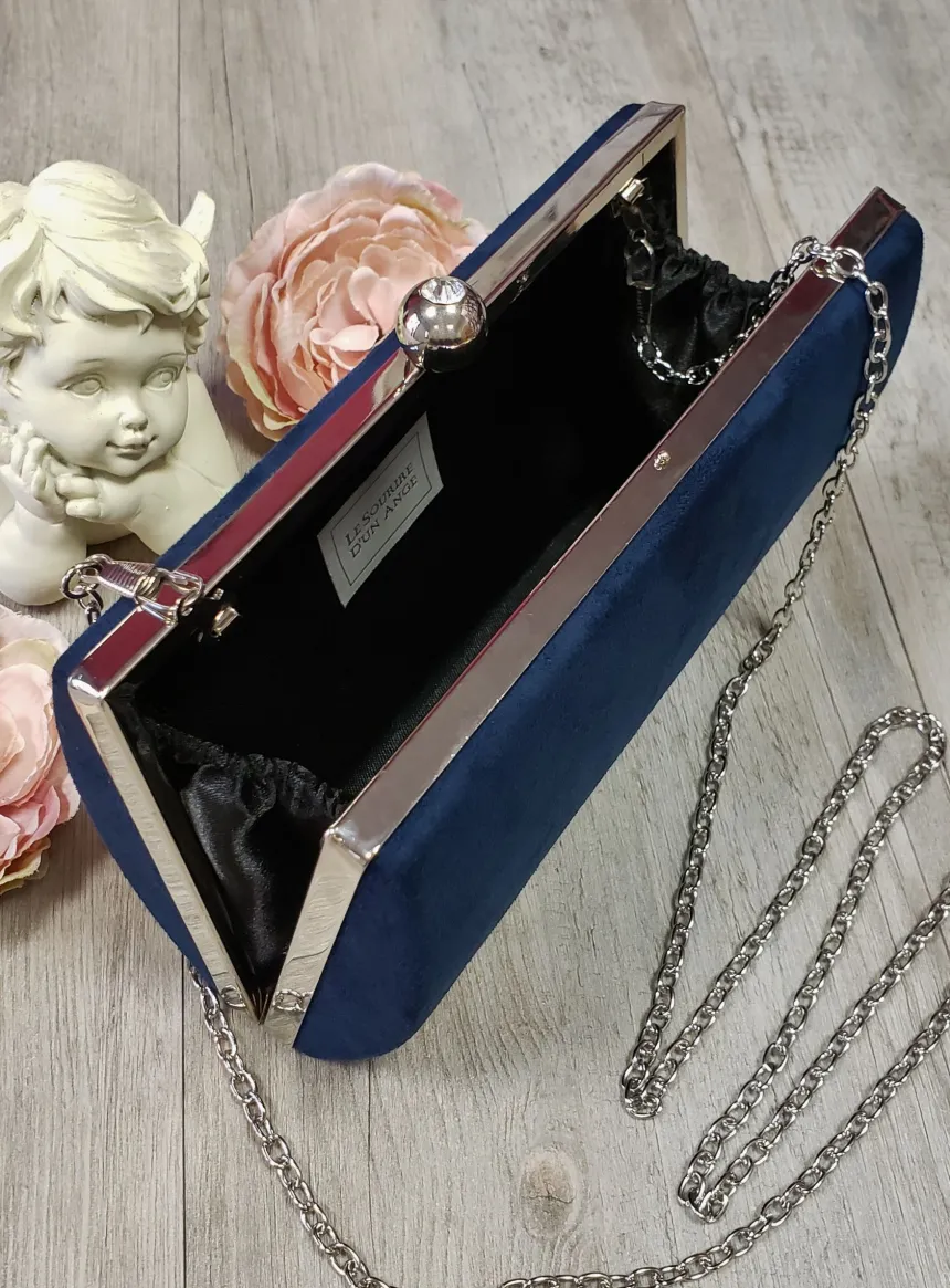 Pochette de soirée femme velours