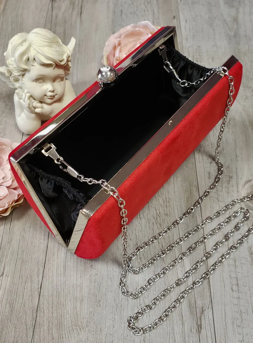 Pochette de soirée femme velours
