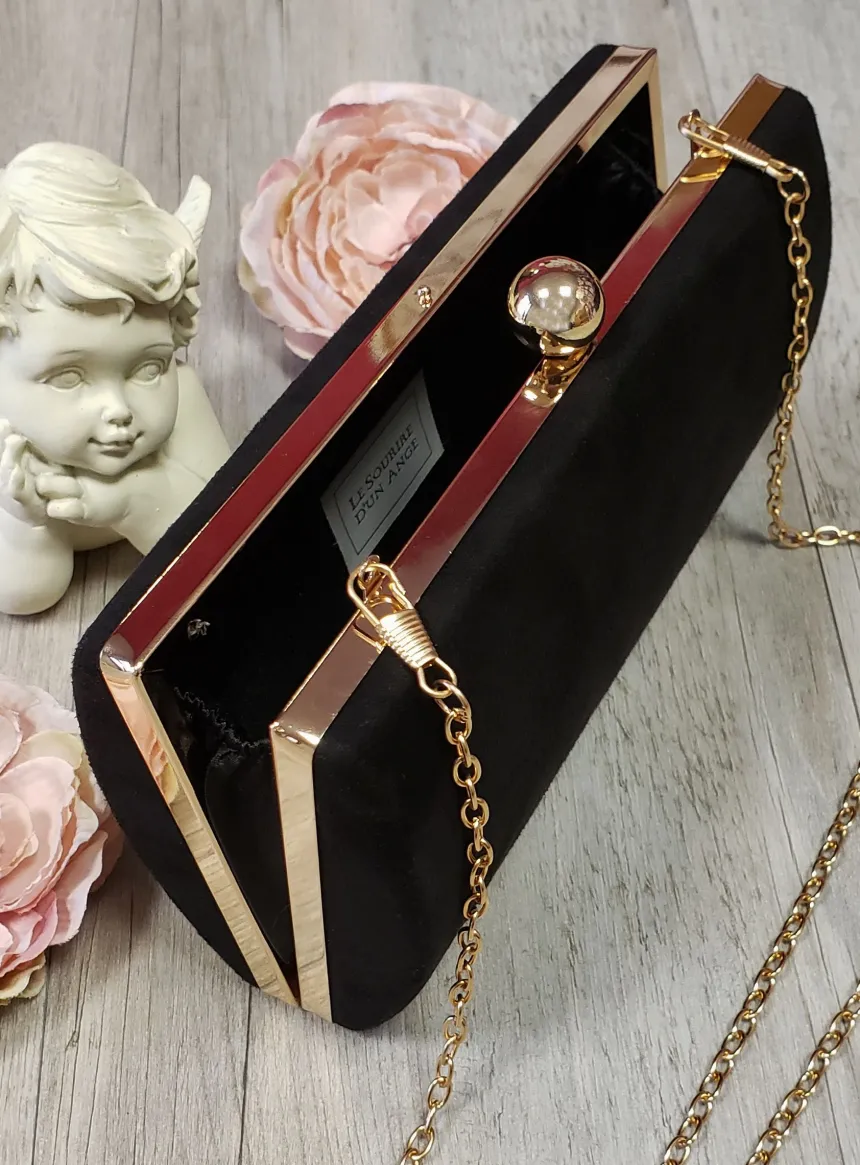 Pochette de soirée femme velours