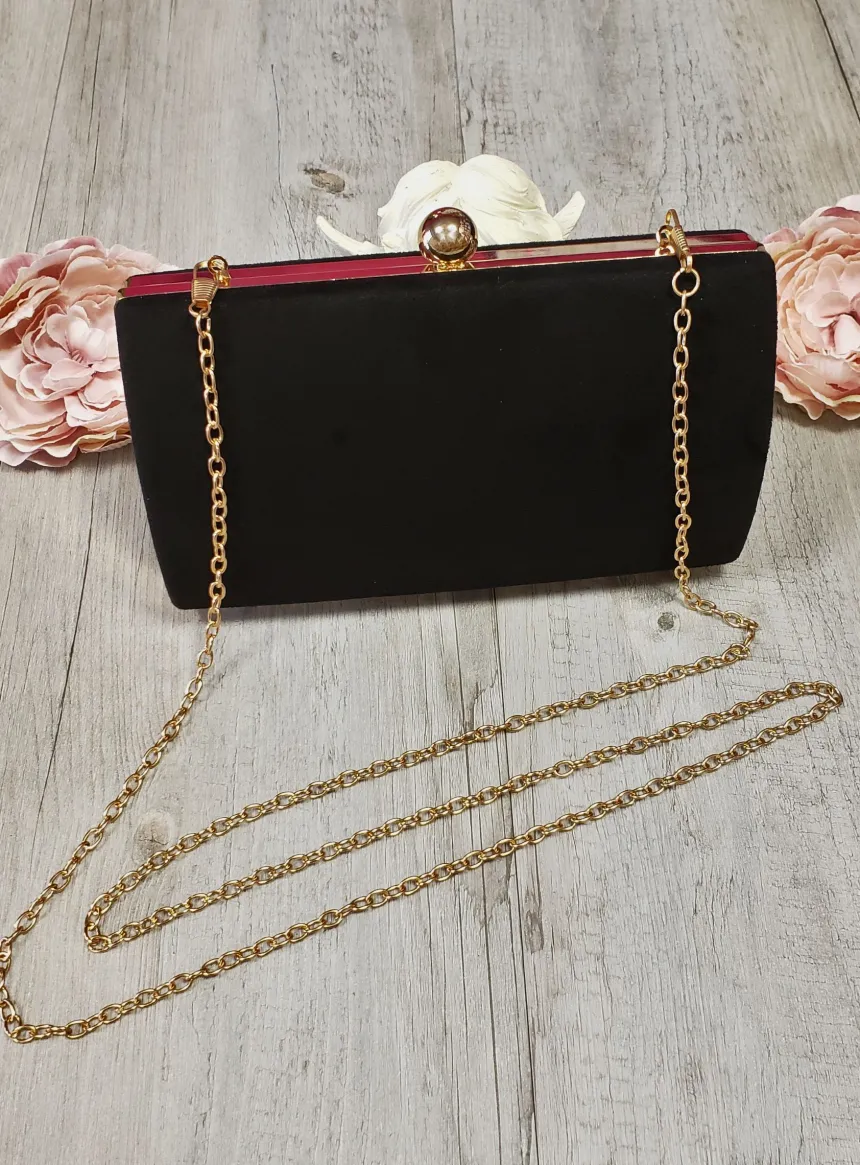 Pochette de soirée femme velours