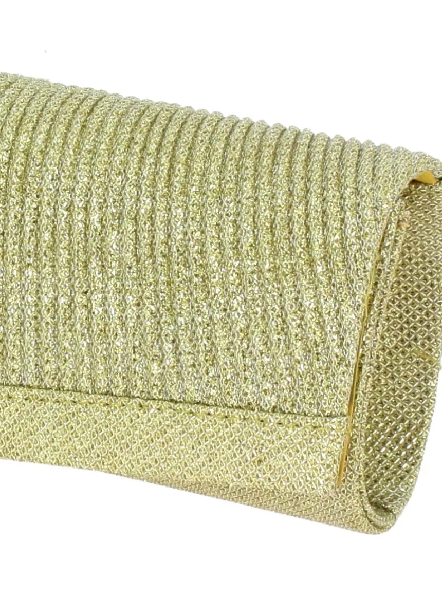 Pochette de soirée longue avec chainette et scintillante