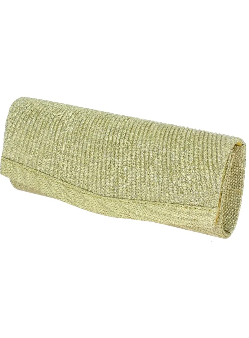 Pochette de soirée longue avec chainette et scintillante