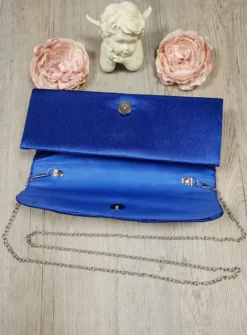 Pochette de soirée satin et strass