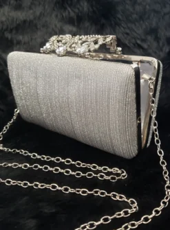Pochette soirée femme strass et paillettes
