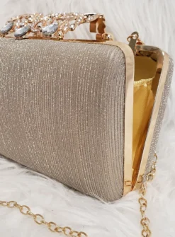 Pochette soirée femme strass et paillettes