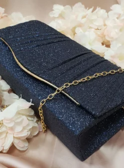 Pochette soirée paillettes scintillantes femme