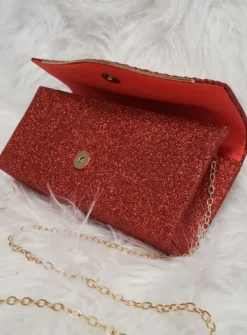 Pochette soirée paillettes scintillantes femme