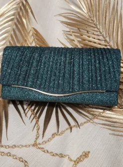 Pochette soirée paillettes scintillantes femme