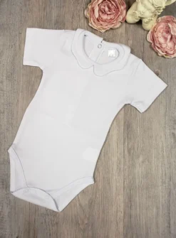 Polo body bébé fille manches courtes