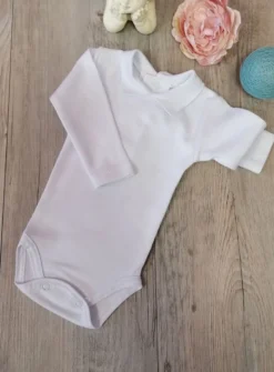 Polo body bébé garçon manches longues
