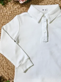 Polo à manches longues enfant