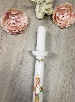Protection bougie pour récupérer la cire Blanc
