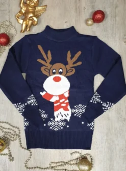 Pull Noël enfant renne