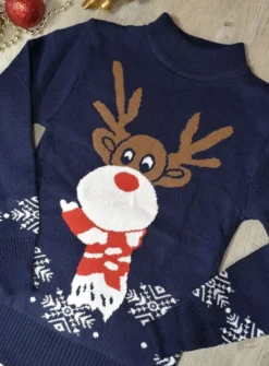 Pull Noël enfant renne