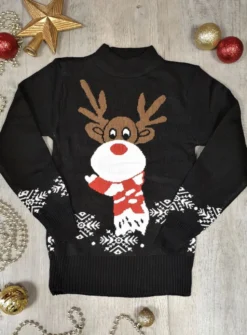 Pull Noël enfant renne