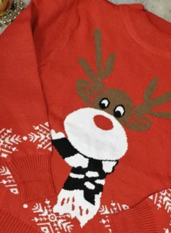 Pull Noël enfant renne