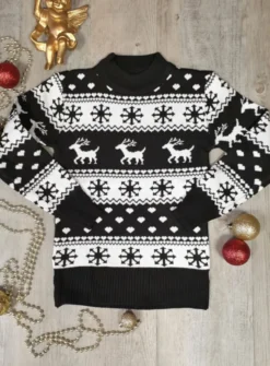 Pull Noël enfant étoile des neiges