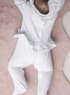 Pyjama tenue baptême bébé fille Anna