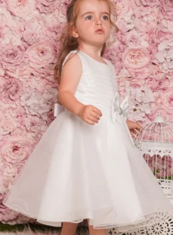 Robe baptême bébe et fillette Katia