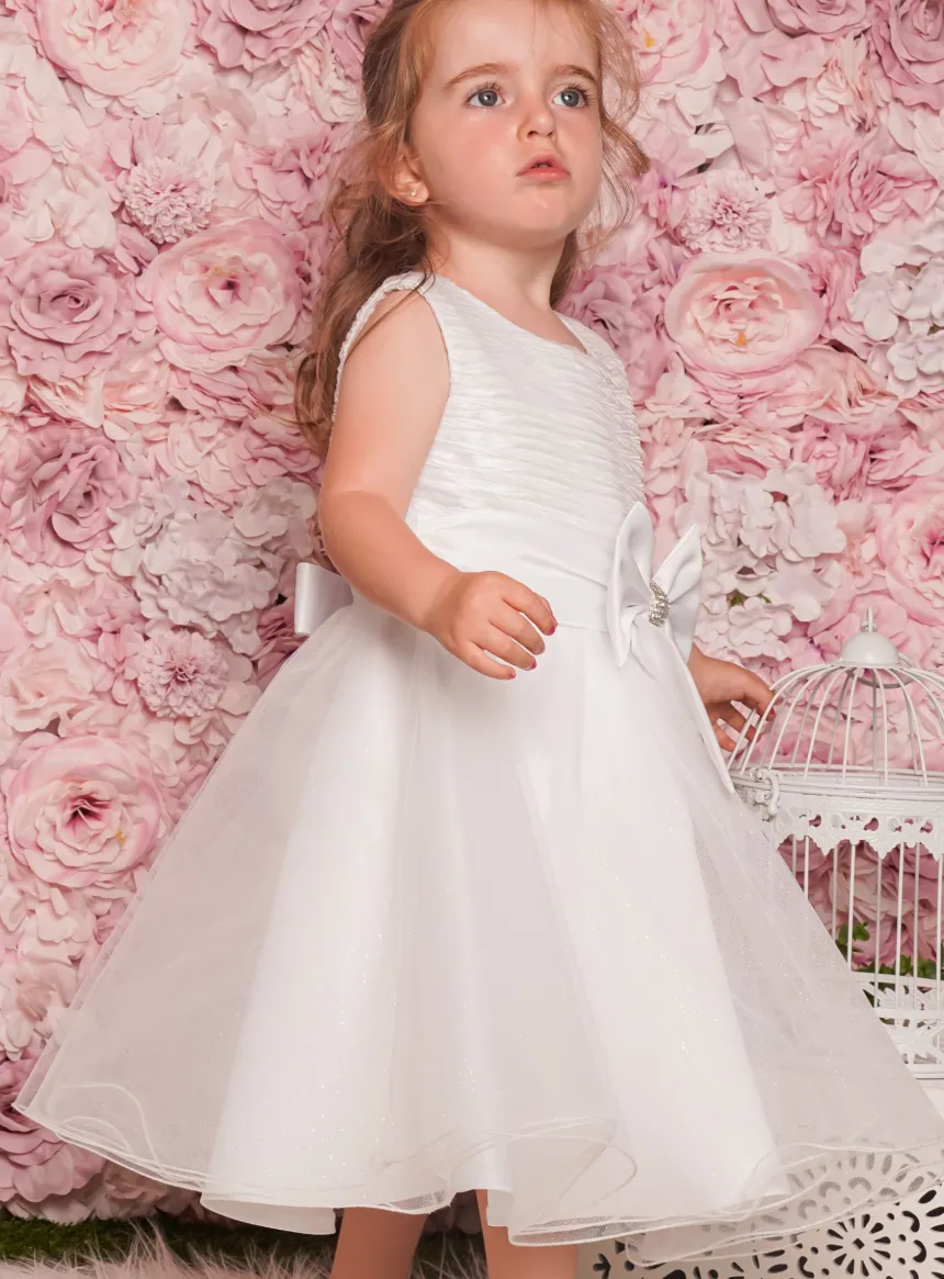 Robe baptême bébe et fillette Katia