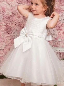 Robe baptême bébe et fillette Katia