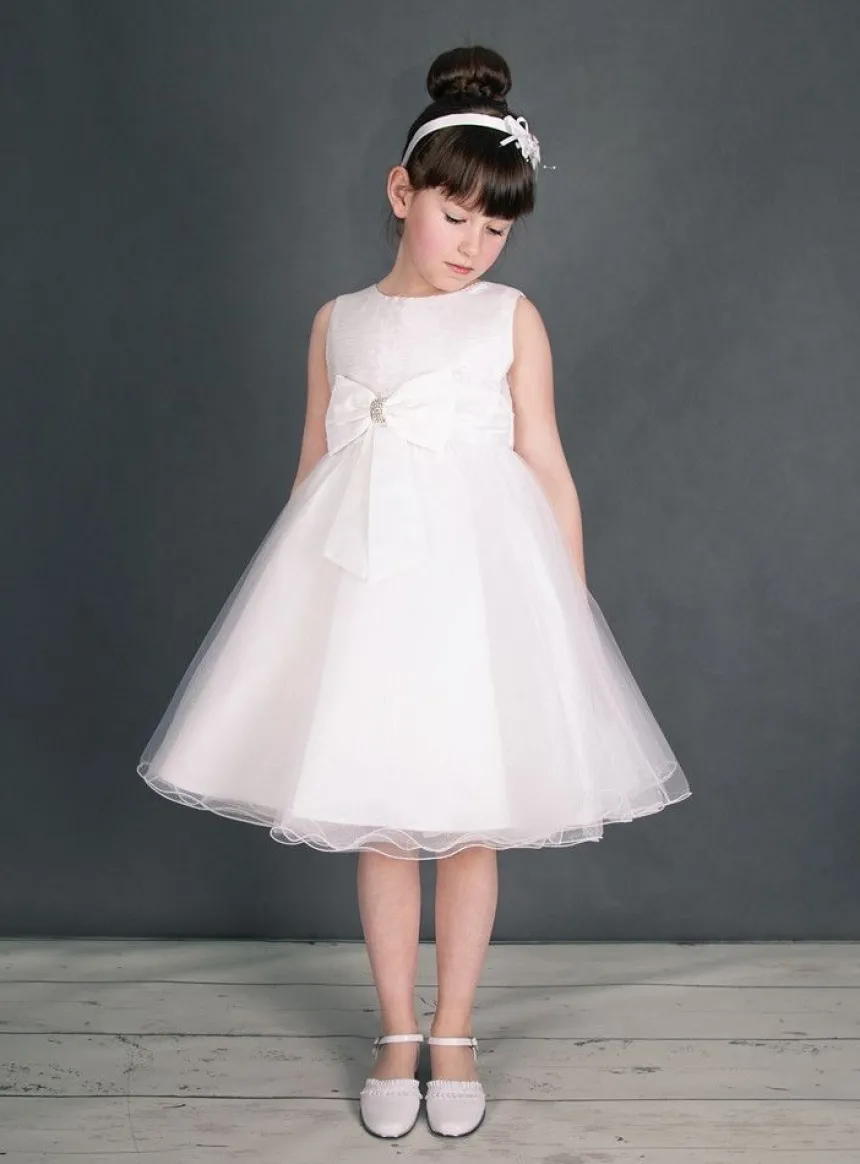 Robe baptême bébe et fillette Katia