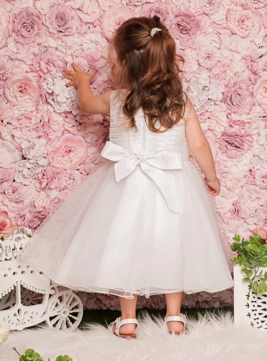 Robe baptême bébe et fillette Katia