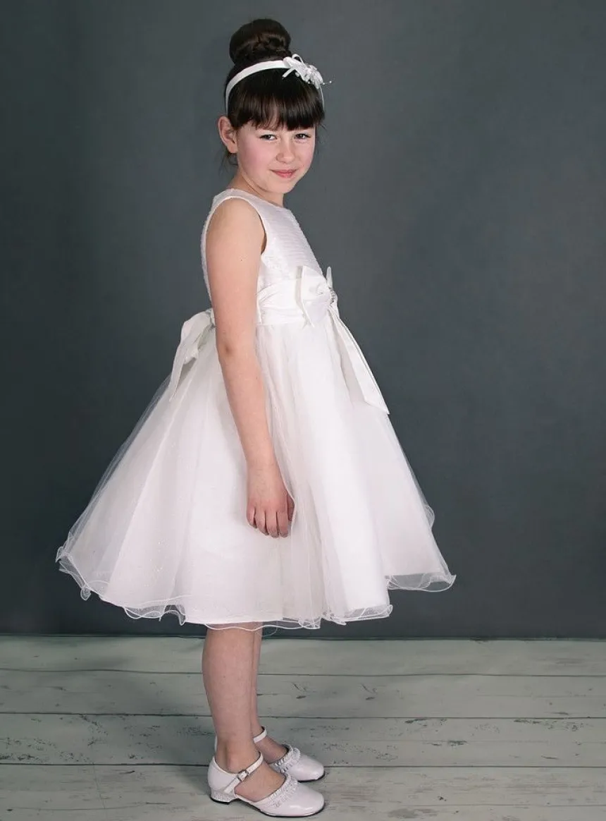Robe baptême bébe et fillette Katia