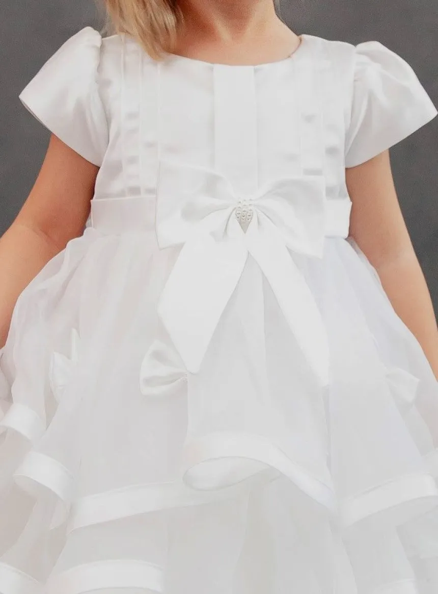 Robe bébé blanche Délicia