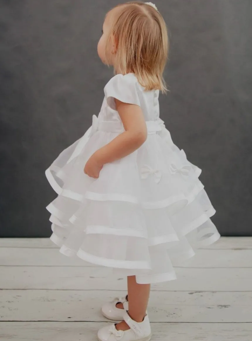 Robe bébé blanche Délicia