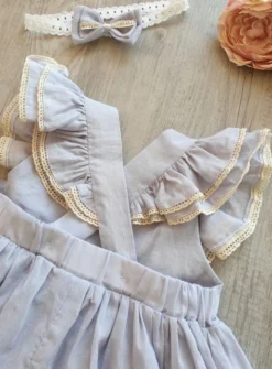 Robe bretelle cérémonie petite fille