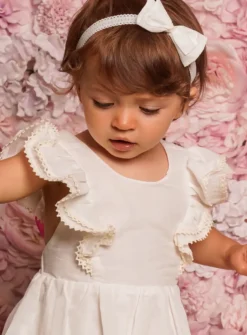 Robe bretelle cérémonie petite fille