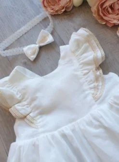 Robe bretelle cérémonie petite fille