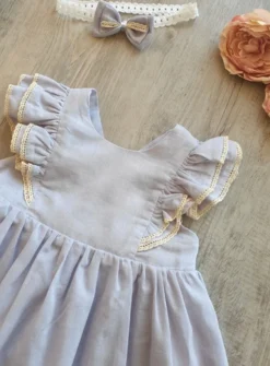 Robe bretelle cérémonie petite fille